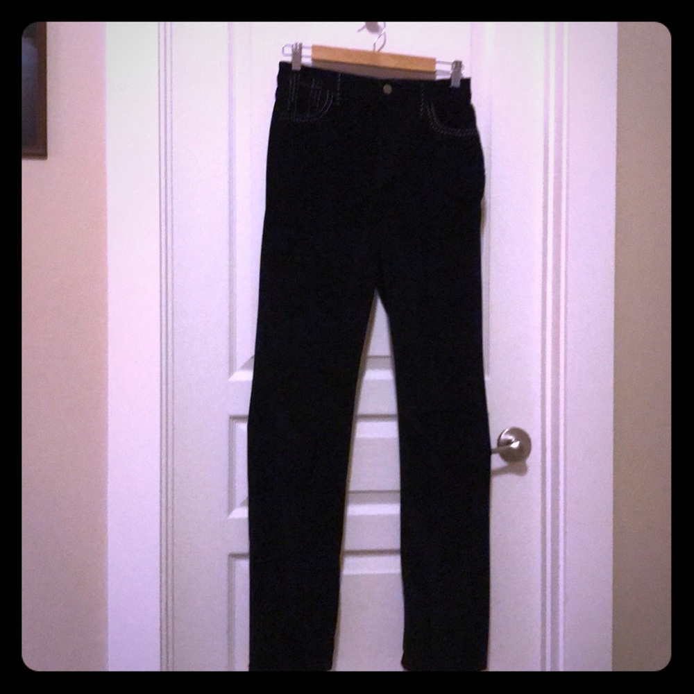 Not Your Daughters Jeans black cord pants.